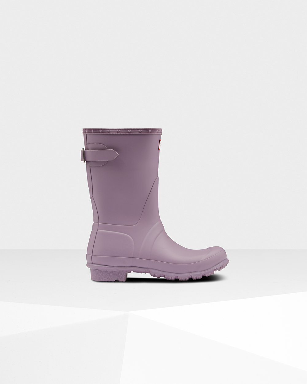 Hunter Original Back Adjustable Short Rain Boots - Shop Online Womens Purple - QTFDKP594